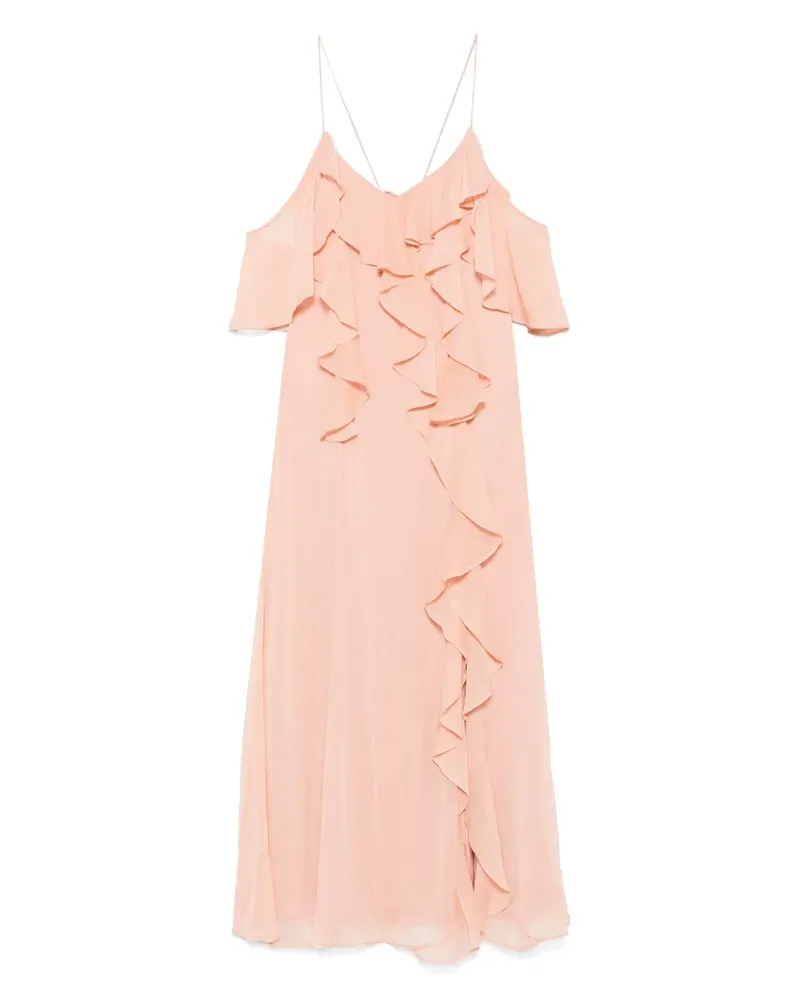 Twist & Tango Jiselle Frill Maxikleid - Orange Orange