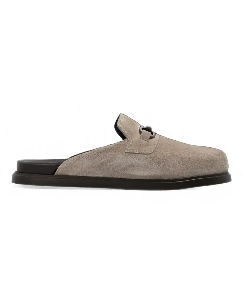 Ferragamo Mules mit Gancini-Ornament - Nude Nude