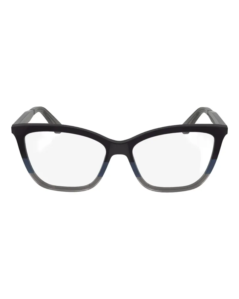 Calvin Klein Brille im Cat-Eye-Design - Schwarz Schwarz