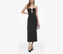 Kleid mit Strass - Schwarz