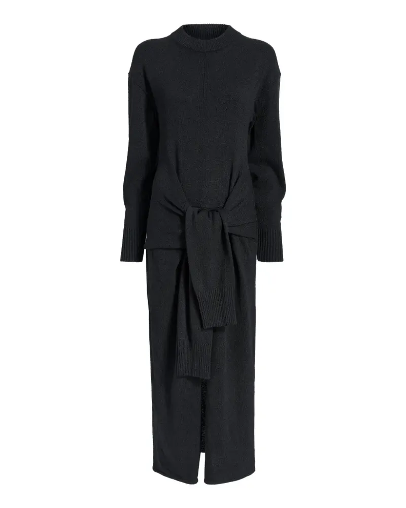 Proenza Schouler Luca Midikleid - Schwarz Schwarz