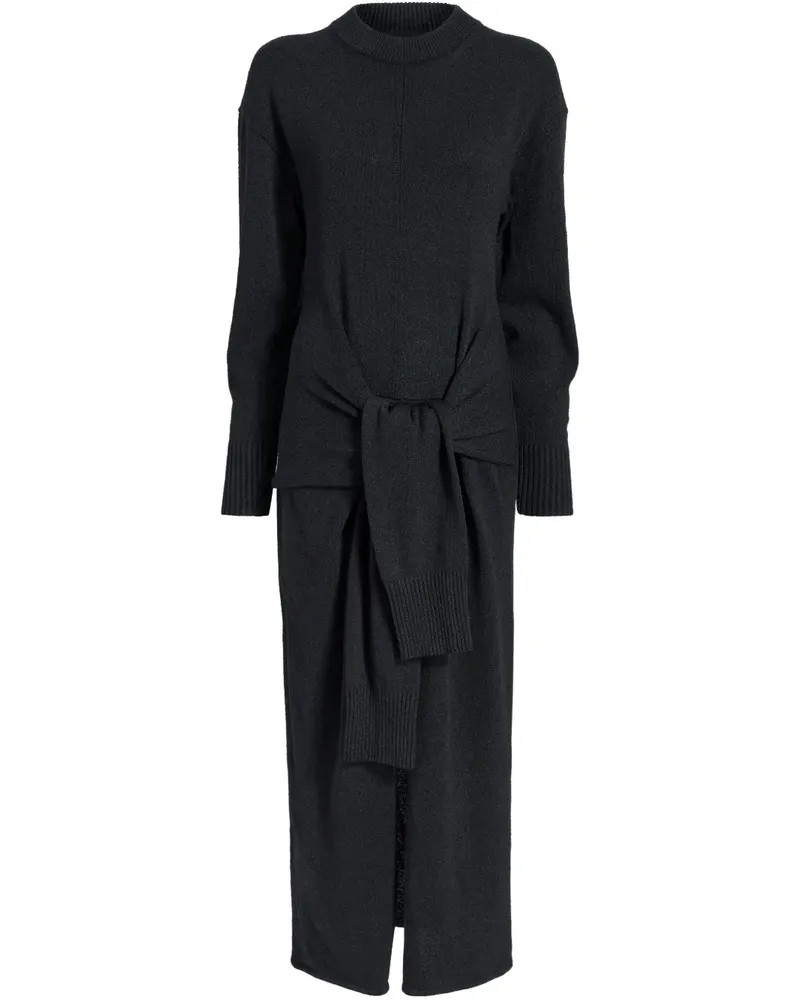Proenza Schouler Luca Midikleid - Schwarz Schwarz