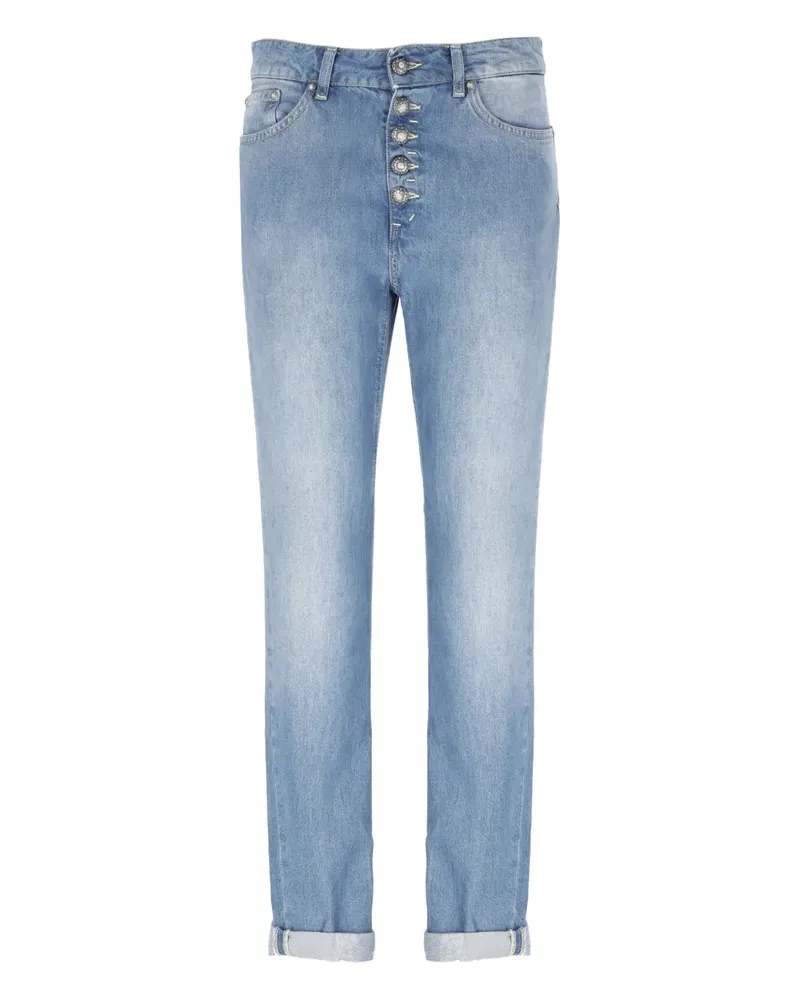 Dondup Jeans mit Knopfverschluss - Blau Blau