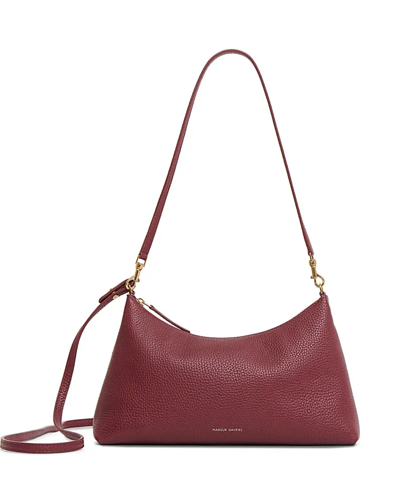 Mansur Gavriel Rhea Schultertasche mit gekörnter Struktur - Oxblood Oxblood