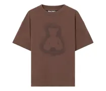 T-Shirt mit Graffiti - Braun