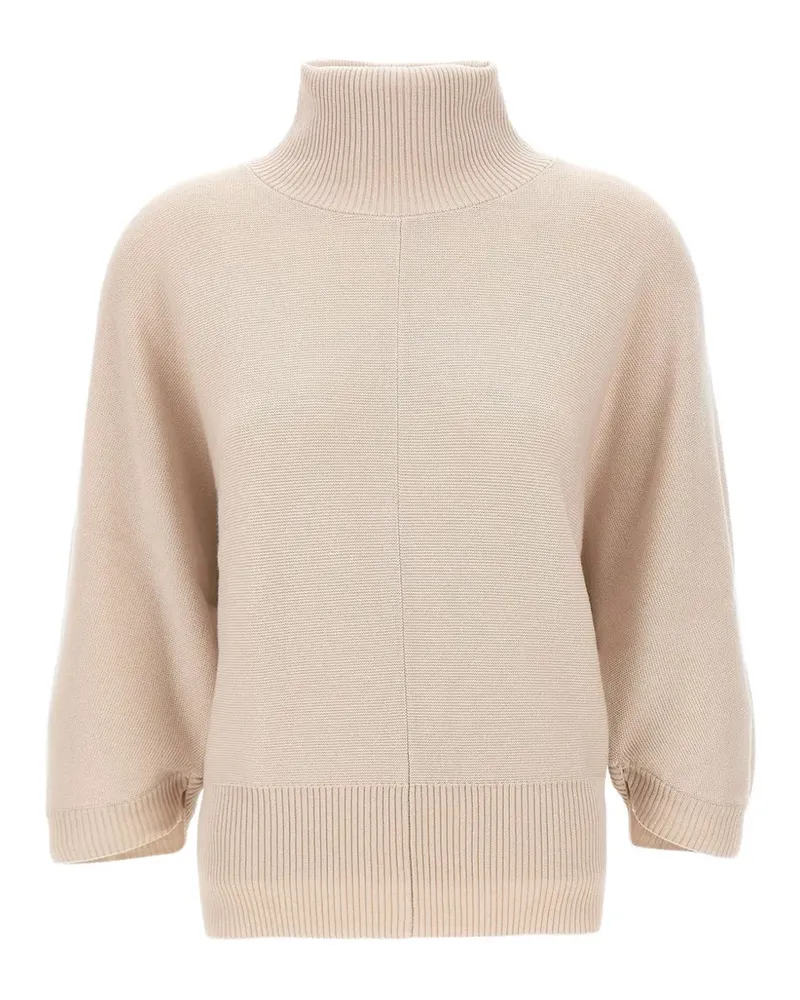 hemisphere Stehkragen-Pullover mit Fledermausärmeln - Nude Nude