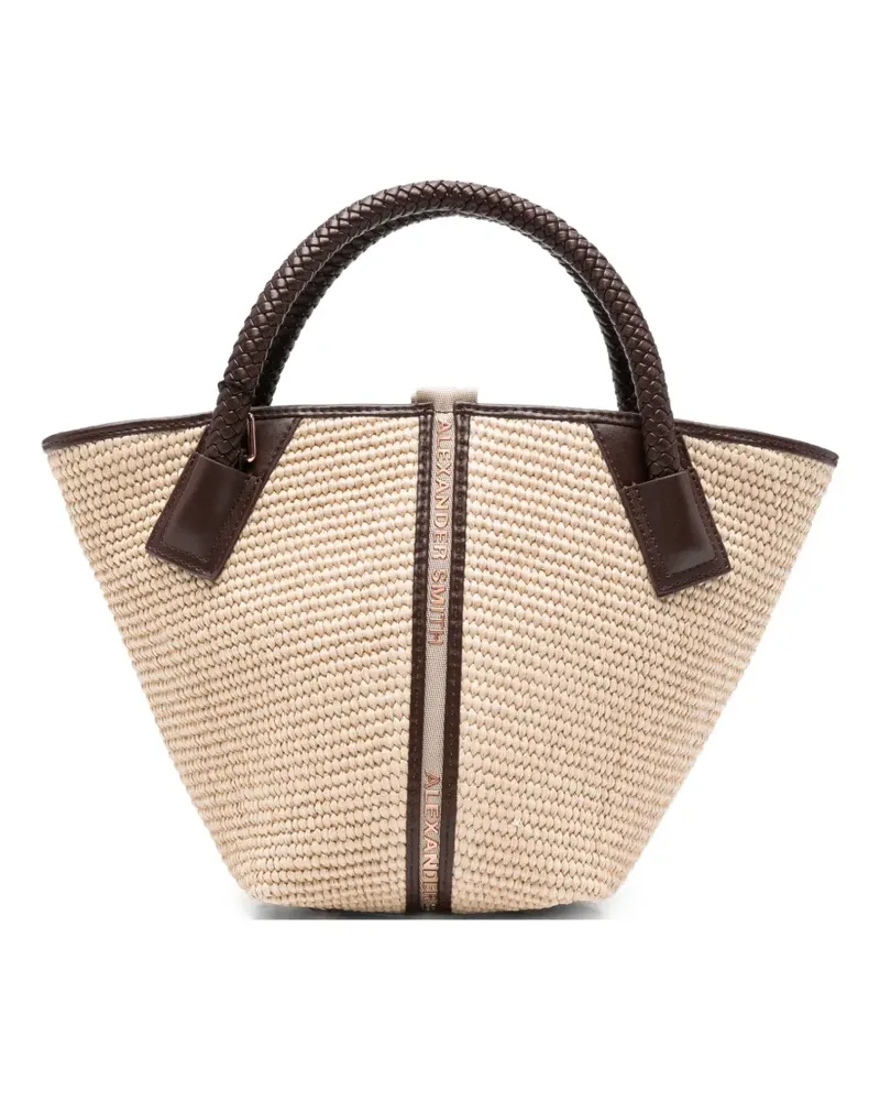 Alexander Smith small Lauren tote bag - Nude Nude