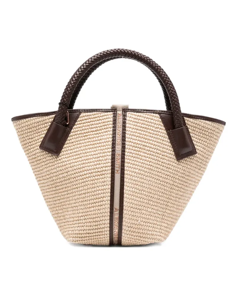 Alexander Smith small Lauren tote bag - Nude Nude