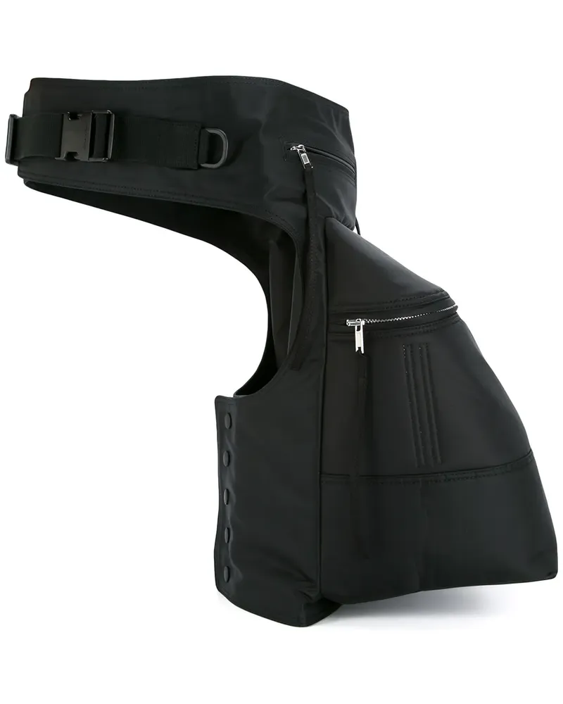 Rick Owens Cargo-Gürteltasche mit Reißverschluss - Schwarz Schwarz