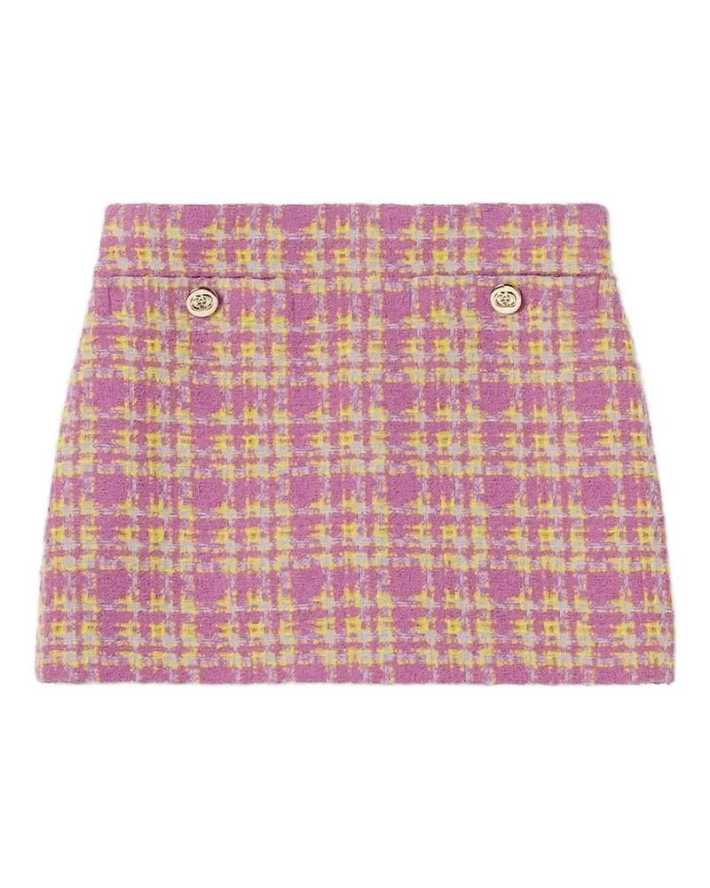 Gucci bouclé mini skirt - Rosa Rosa
