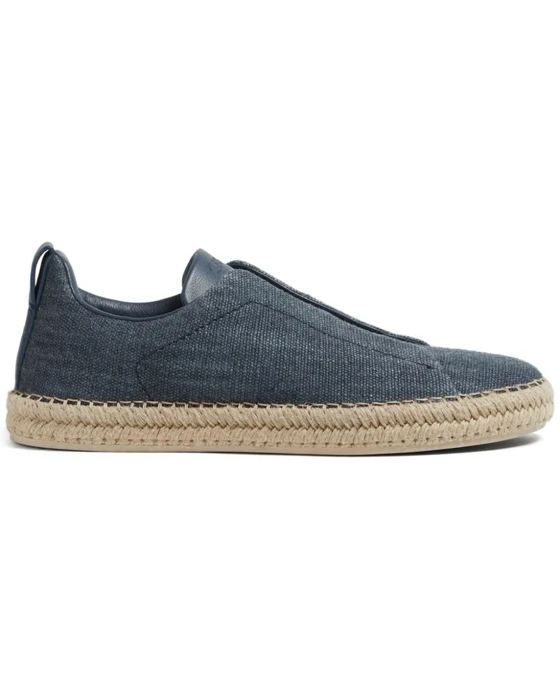 Ermenegildo Zegna Triple Stitch Espadrilles Blau