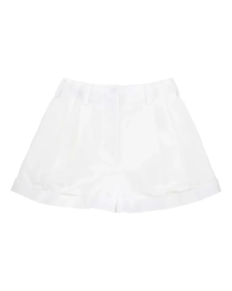 Givenchy Shorts mit Bundfalten - Weiß Weiß