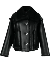 STAND Callie Cropped-Jacke Schwarz