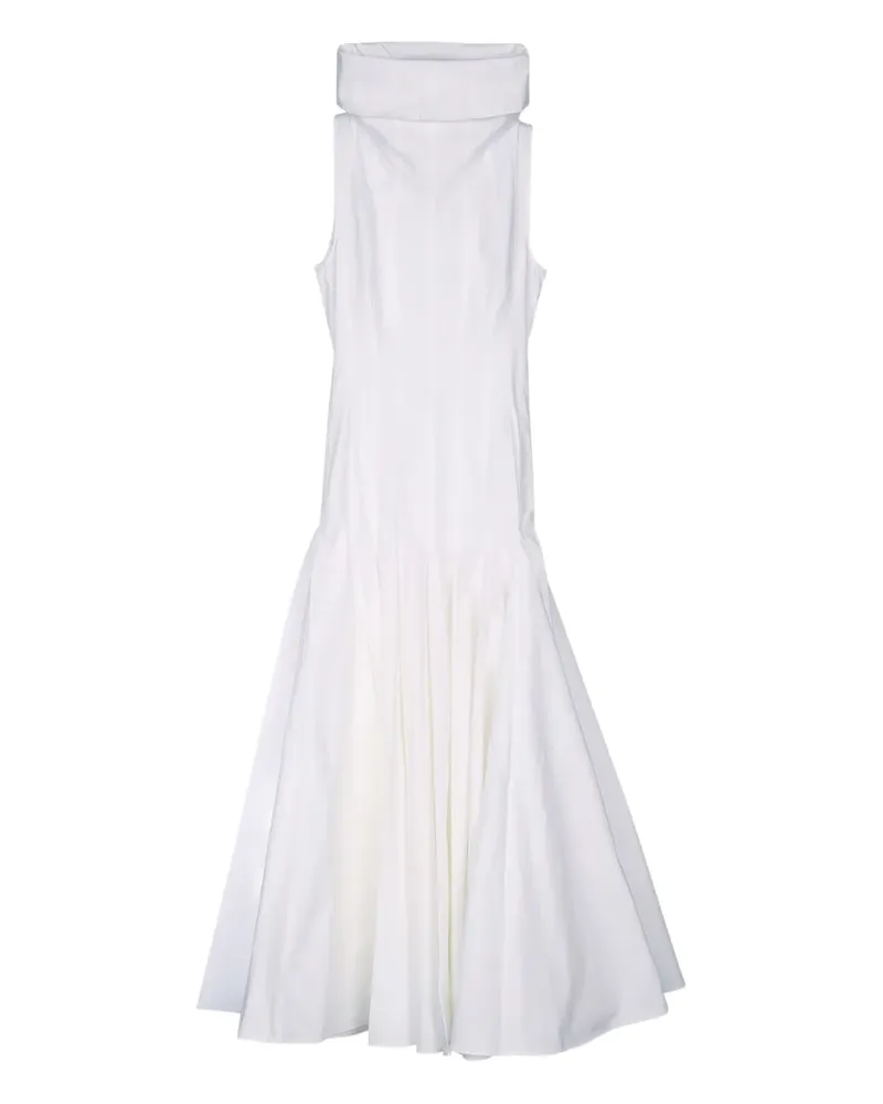 Jacquemus Ärmelloses The Triana Midikleid - Weiß Weiß