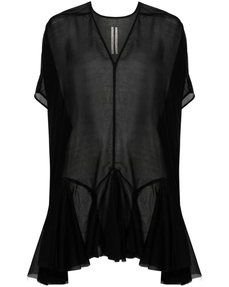 Rick Owens New Divine Minikleid Schwarz