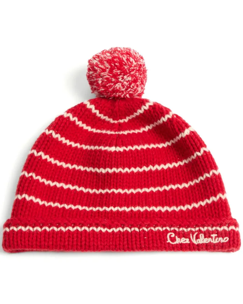 Valentino Garavani Chez Beanie aus Wolle - Rot Rot