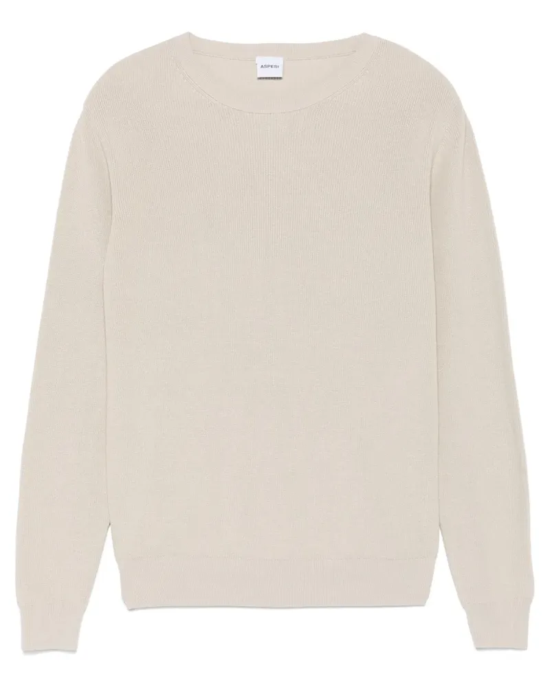 ASPESI Pullover aus Baumwolle - Nude Nude