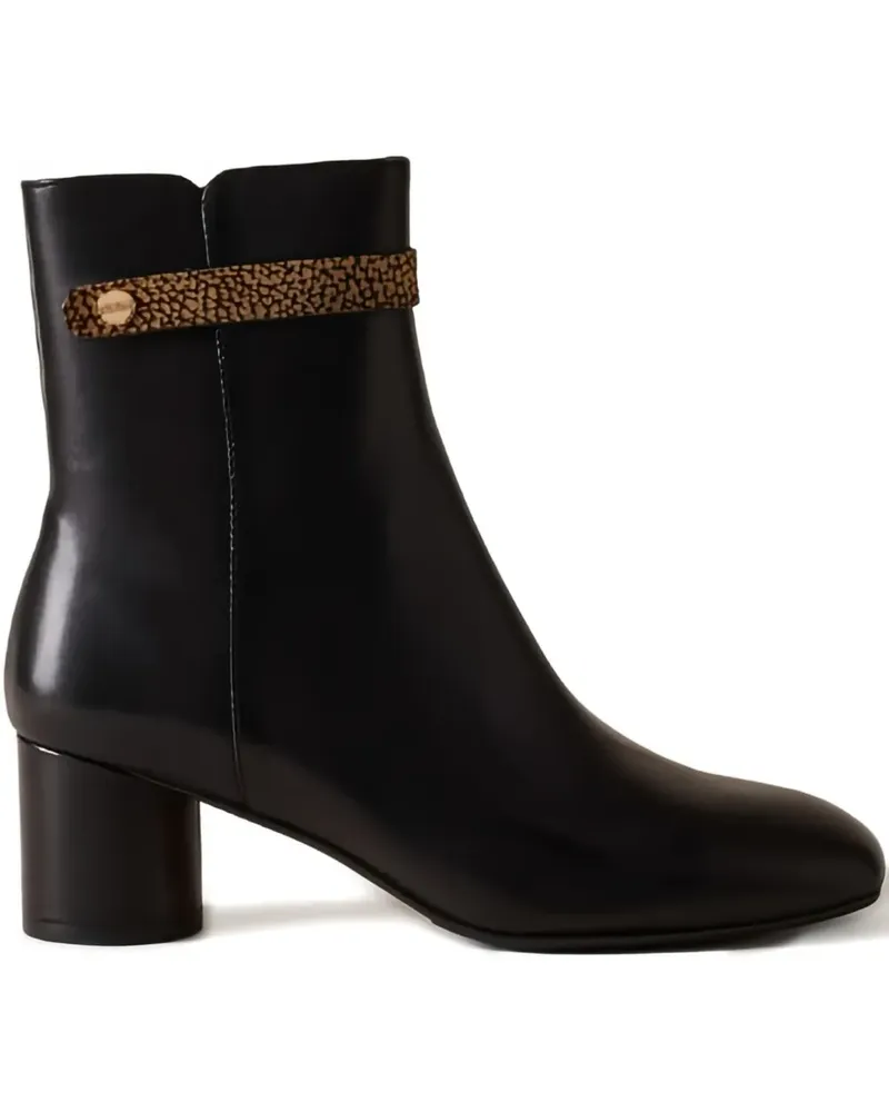 Borbonese 50mm leather boots - Schwarz Schwarz