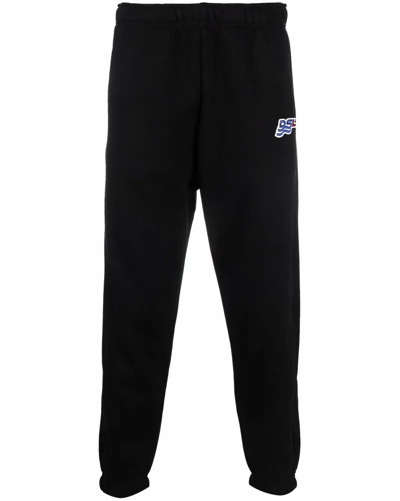 Diesel Jogginghose mit Logo-Patch - Schwarz Schwarz