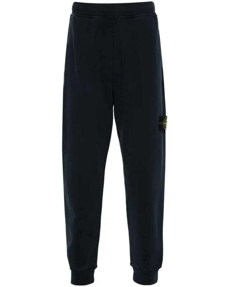 Stone Island Jogginghose mit Kompass-Patch - Blau Blau