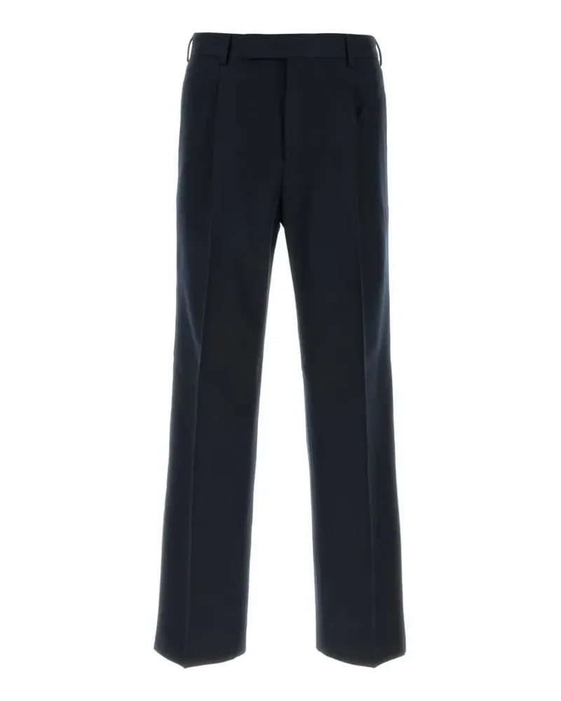 PT TORINO pleated straight-leg trousers - Blau Blau