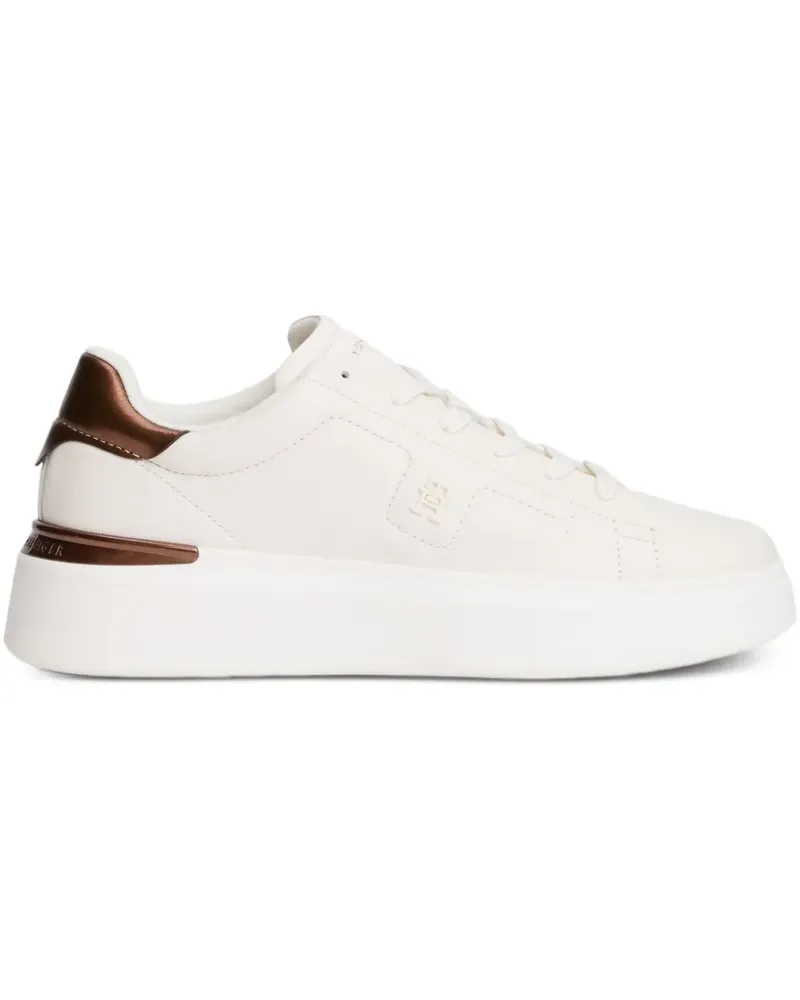 Tommy Hilfiger Sneakers mit Logo - Weiß Weiß