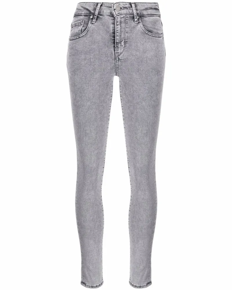 Levi's Skinny-Jeans mit hohem Bund - Grau Grau