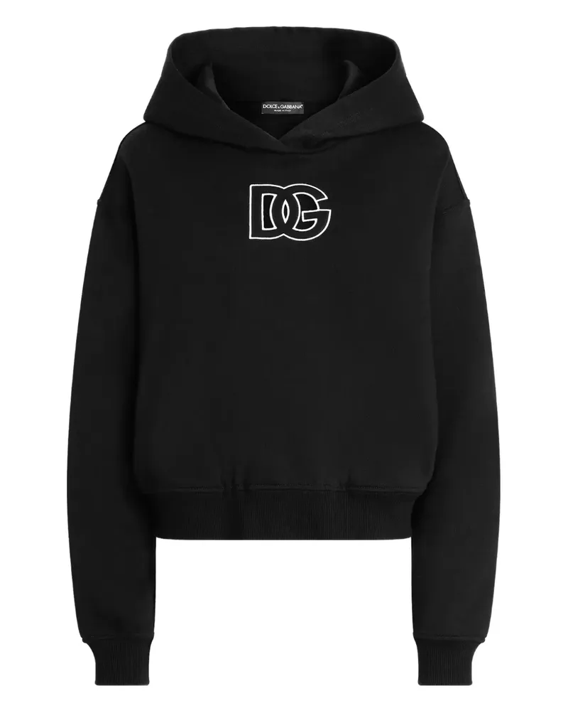 Dolce & Gabbana Klassischer Hoodie - Schwarz Schwarz