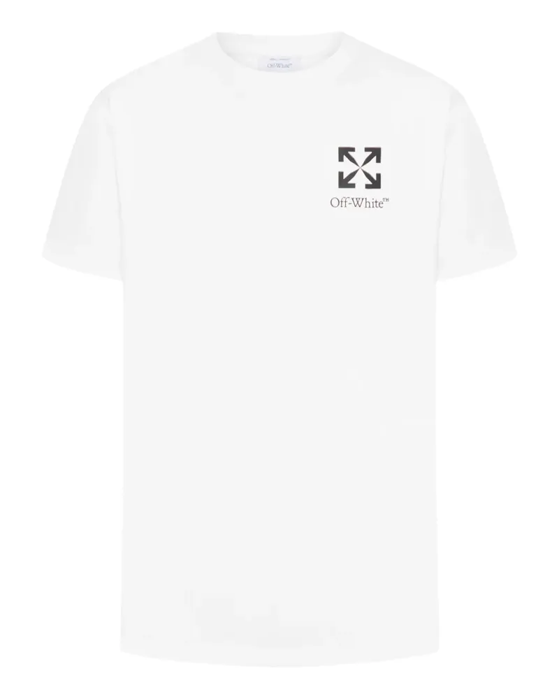 OFF-WHITE T-Shirt mit Pfeil-Logo - Weiß Weiß