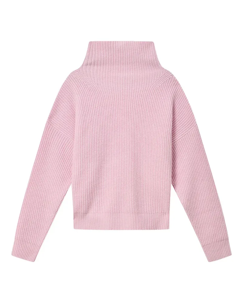 Isabel Marant Gerippter Pullover mit Rollkragen - Rosa Rosa