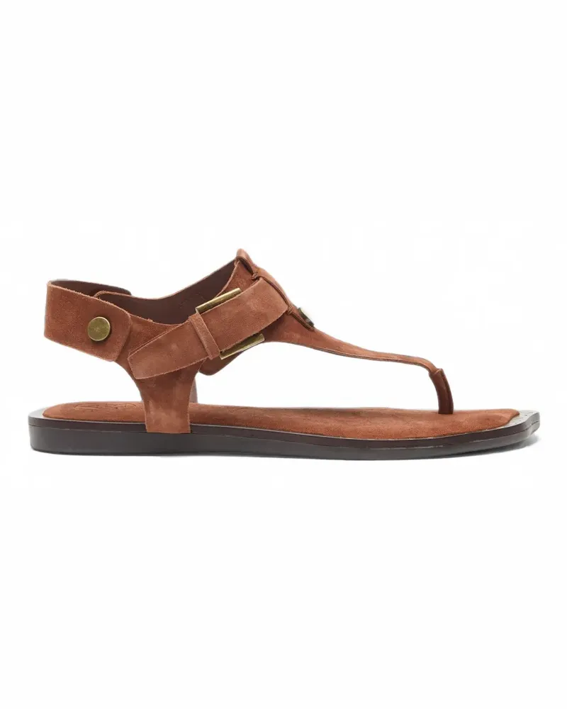 ash Flache Sandalen - Braun Braun