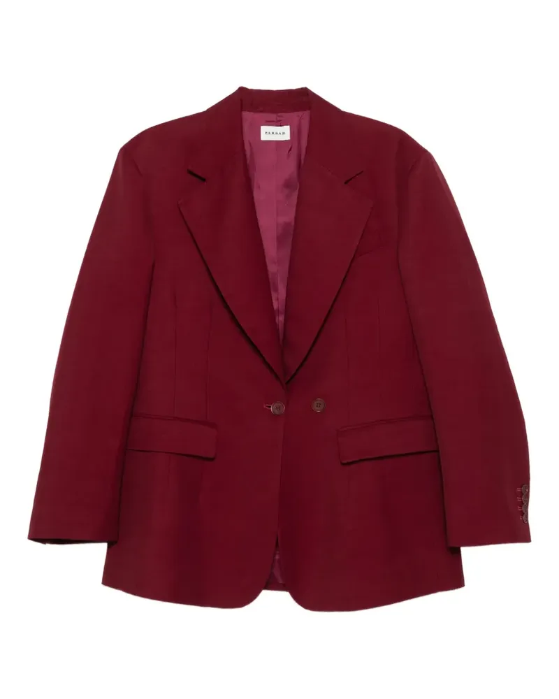 P.A.R.O.S.H. P.A.R.O H. Sakko mit fallendem Revers - Rot Rot