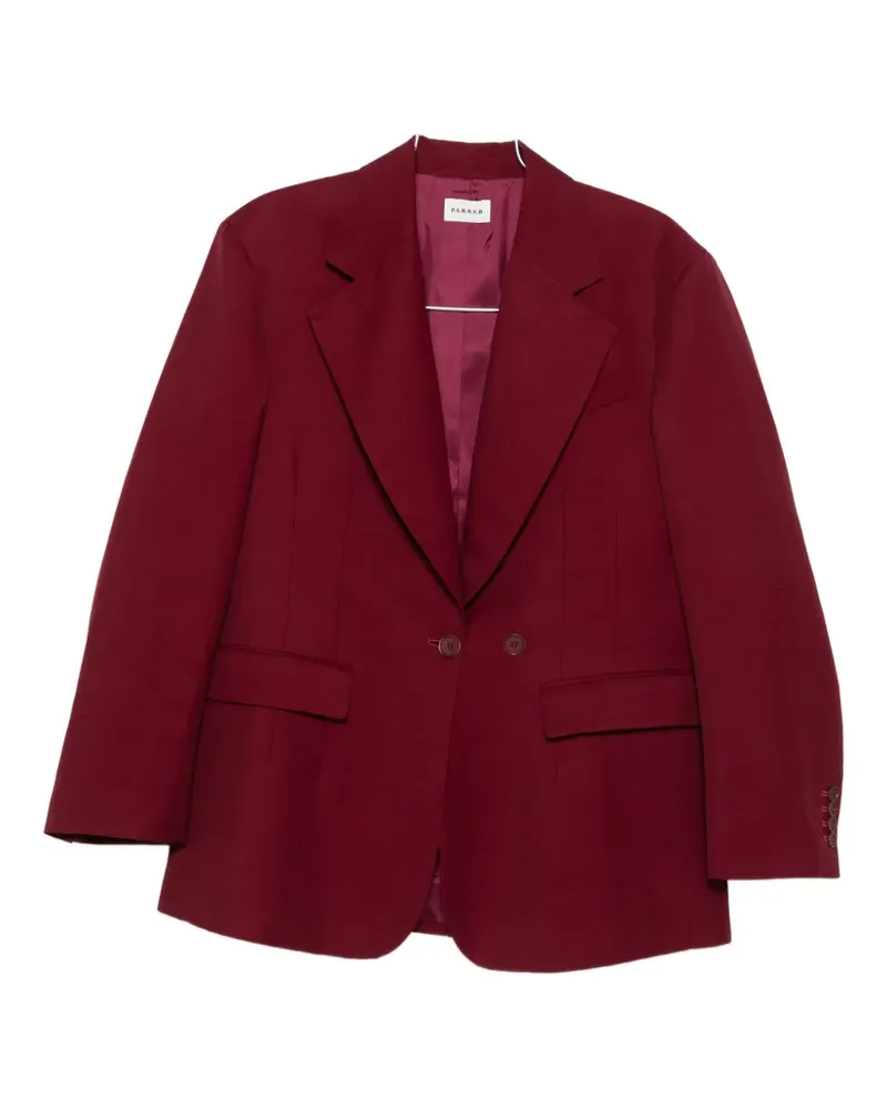 P.A.R.O.S.H. P.A.R.O H. notched lapel blazer - Rot Rot