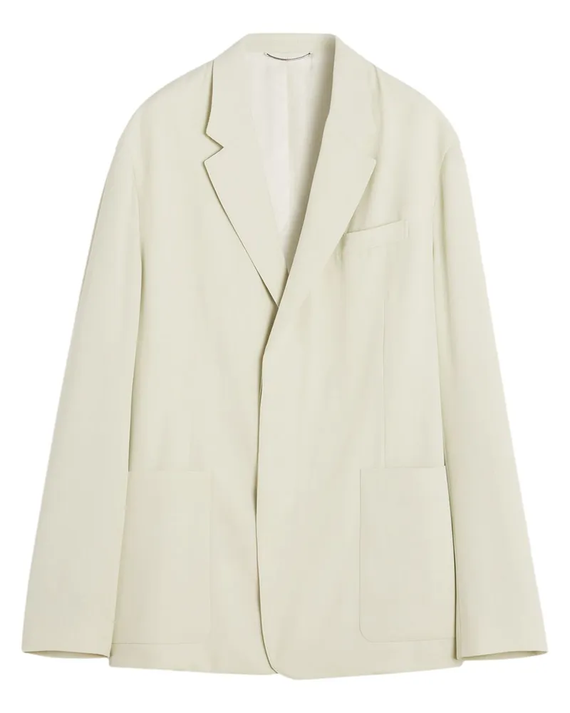 Lanvin Einreihiges Sakko - Weiß Weiß