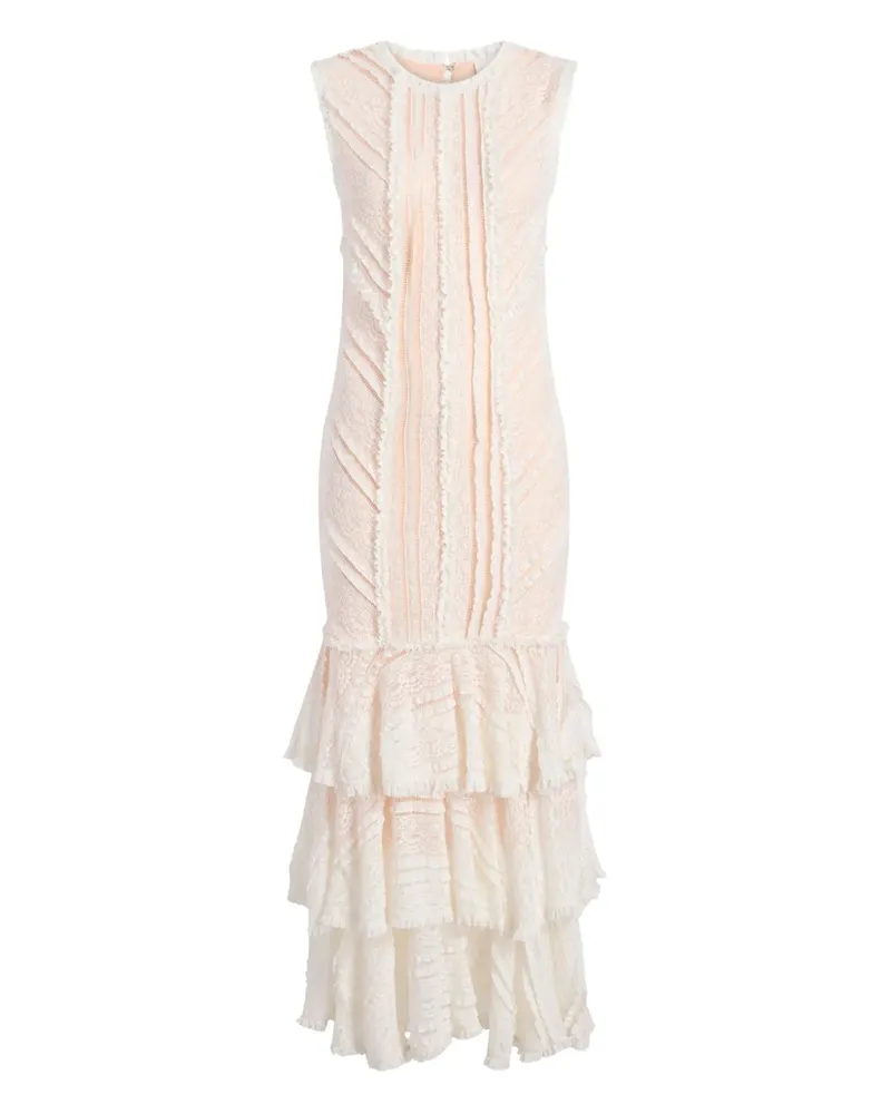 Cinq à Sept Gerüschtes Maceio Maxikleid - Nude Nude