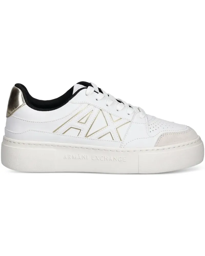 Armani Exchange Sneakers mit Logo - Weiß Weiß