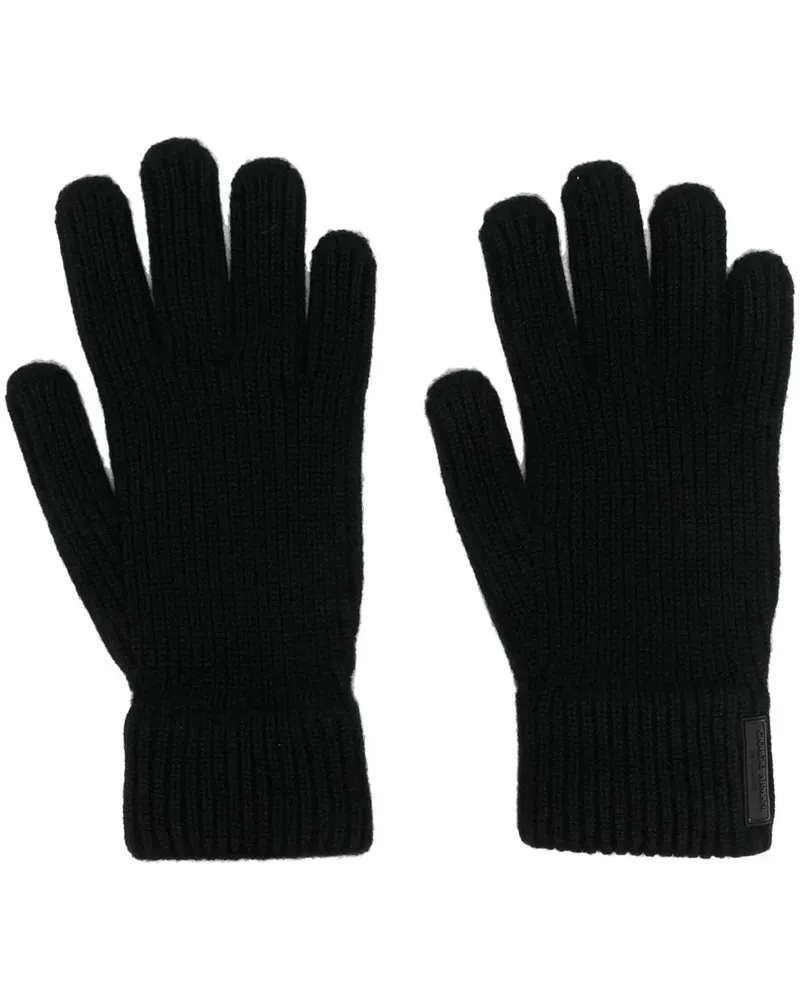 Giorgio Armani Handschuhe aus Kaschmir - Schwarz Schwarz