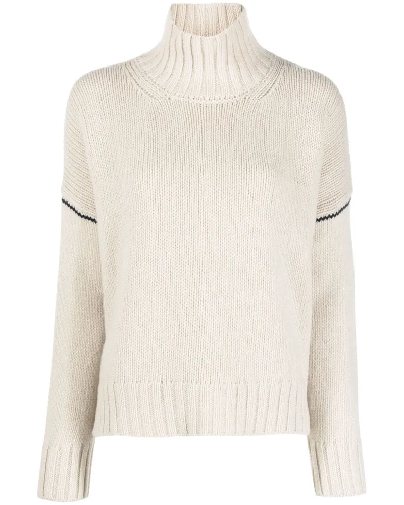 Woolrich Pullover mit Kontrastnähten - Nude Nude