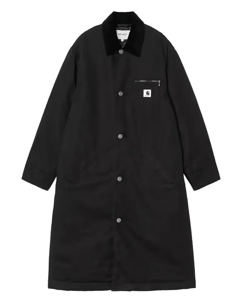 Carhartt WIP Einreihiger Mantel - Schwarz Schwarz