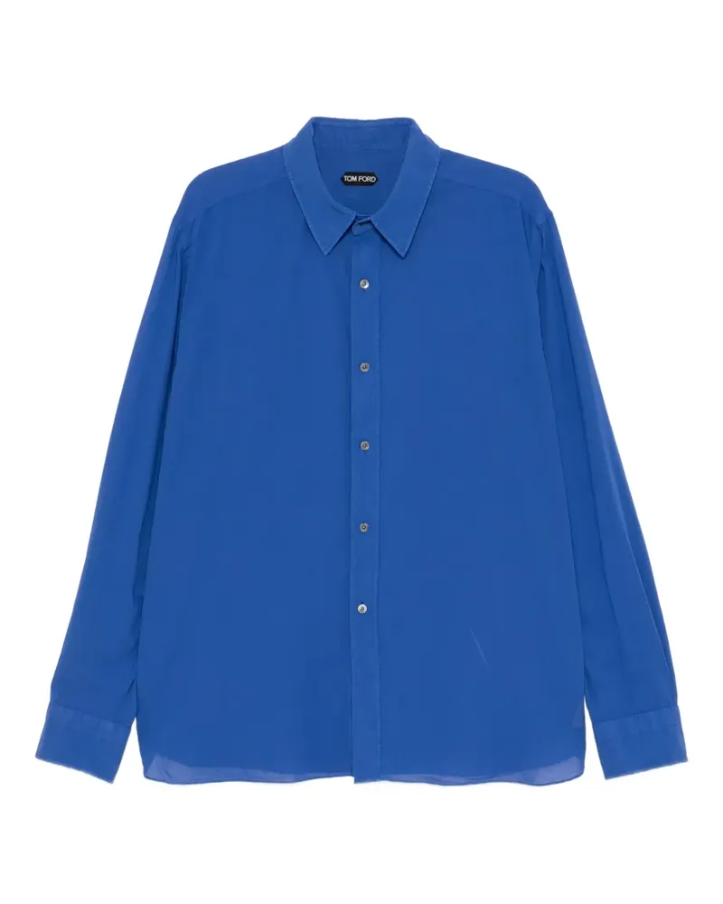 Tom Ford Klassisches Hemd - Blau Blau