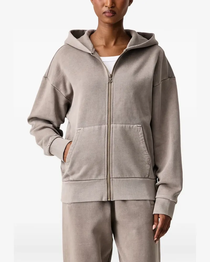 Bogner Fire & Ice Ilona logo-patch zip-up hoodie - Grau Grau