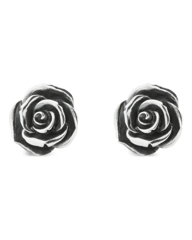 Emanuele Bicocchi Rose cufflinks - Silber Silber