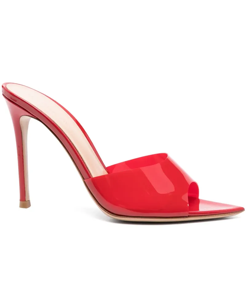 Gianvito Rossi Mules mit Absatz 100mm - Rot Rot
