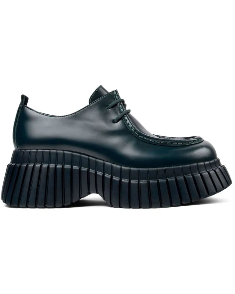 Camper Loafer mit Plateau - Grün Grün