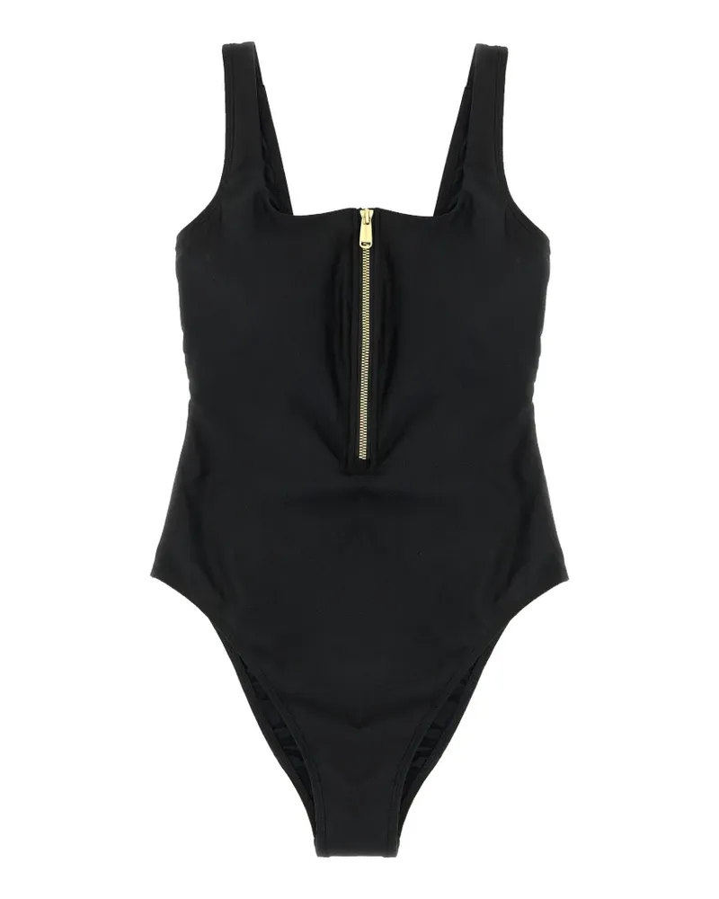 GOLDBERGH Caviar square-neck swimsuit - Schwarz Schwarz