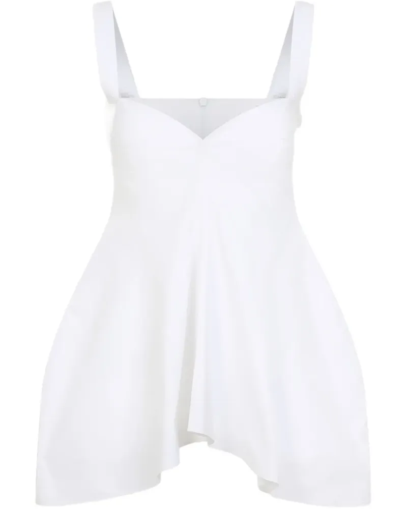 Carven Popeline-Oberteil - Weiß Weiß