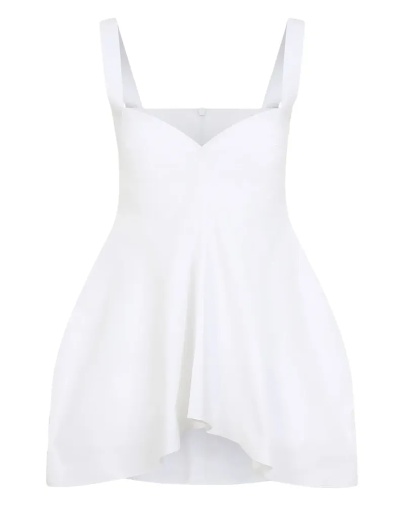 Carven Popeline-Oberteil - Weiß Weiß
