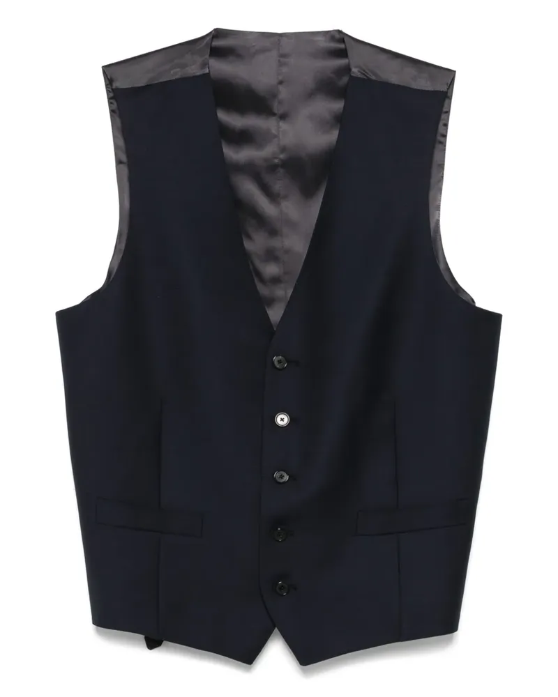 Caruso Pullunder aus Wolle - Blau Blau