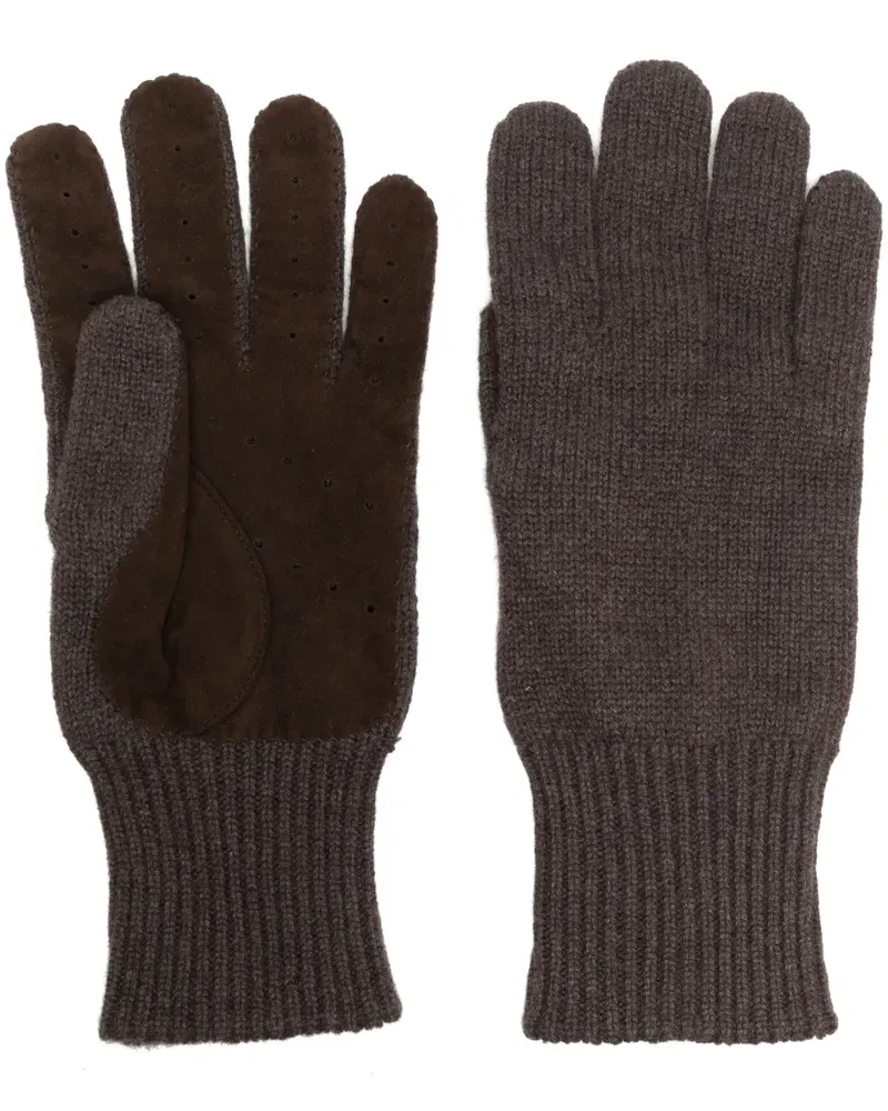 Brunello Cucinelli Handschuhe aus Kaschmir - Braun Braun