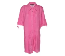 Minikleid mit Biesen - Rosa